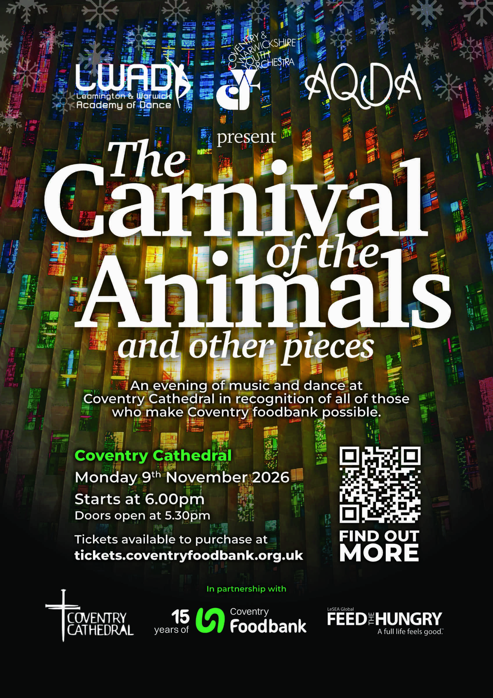 The Carnival of the Animals &ndash; Monday 9th November 2026